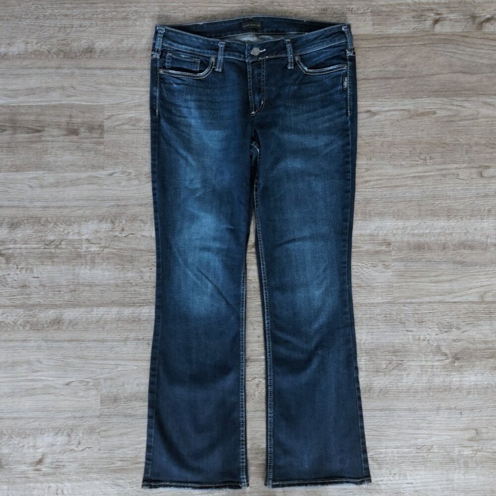 Silver Suki Mid Slim Boot Cut Stretch Jeans - Women's 33